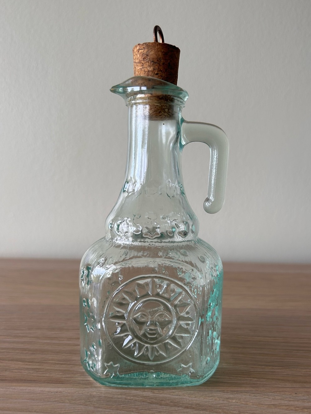 Celestial Glass Oil Cruet